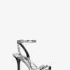 Darrington Snake Embossed Leather Sandal