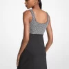 Embellished Scuba Dress