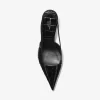 Emma Crocodile Embossed Leather Slingback Pump