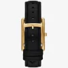 Essex Gold-Tone and Crocodile Embossed Leather Watch