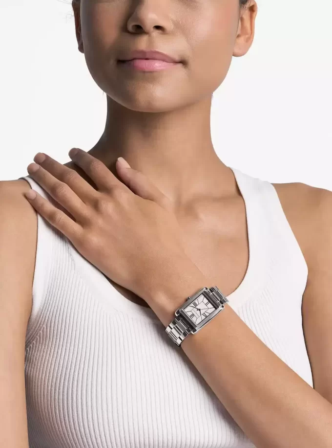 Essex Silver-Tone Watch