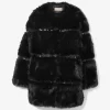 Faux Fur and Patent Coat