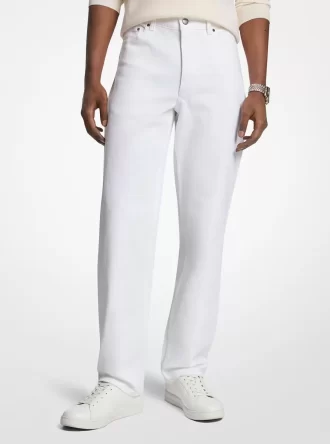 Finn Straight-Leg Stretch Denim Jeans