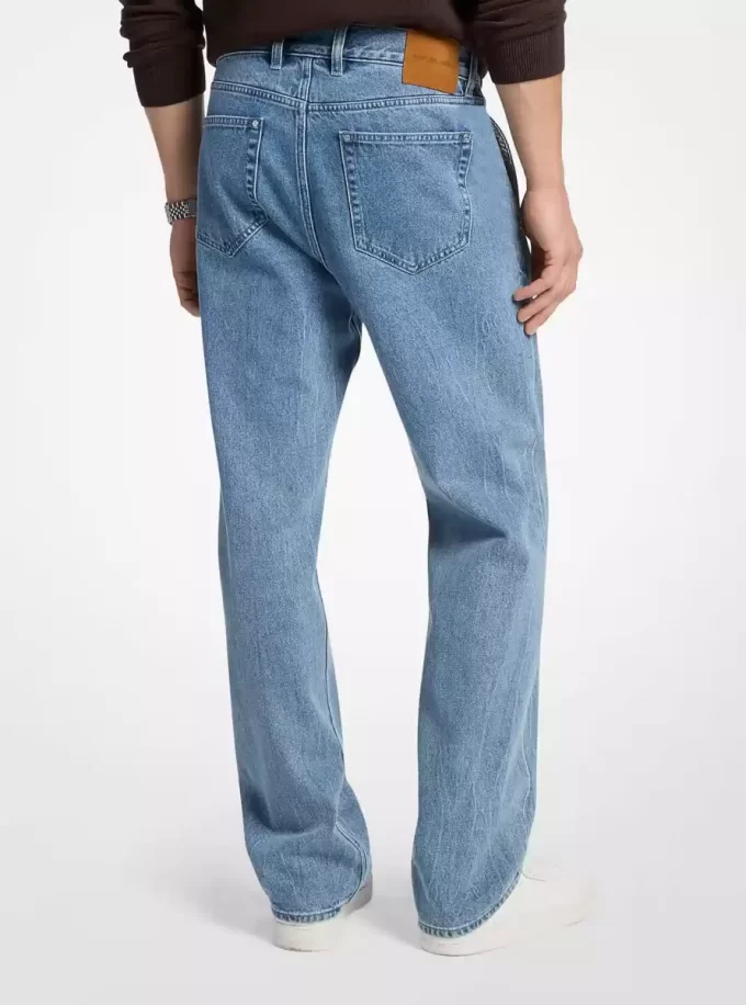 Finn Straight-Leg Stretch Denim Jeans Finn Straight-Leg Stretch Denim Jeans
