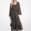 Floral Georgette Maxi Dress