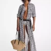 Floral Print Cotton Lawn Shirtdress
