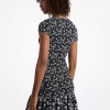 Floral Print Georgette Dress