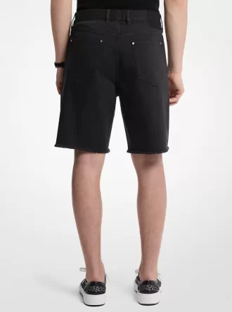 Frayed Denim Shorts