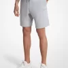 French Terry Cotton Blend Shorts