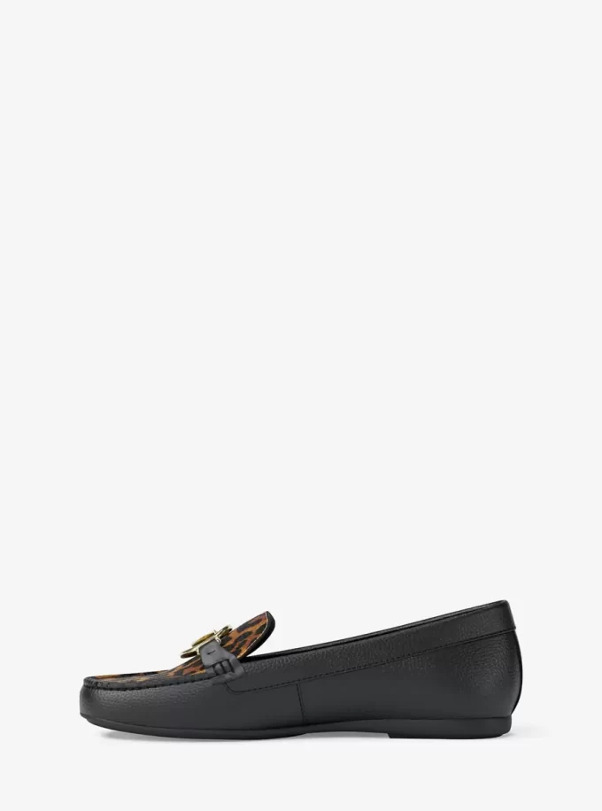 Fulton Leopard Print Calf Hair Loafer