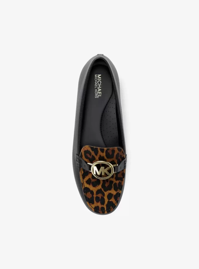 Fulton Leopard Print Calf Hair Loafer