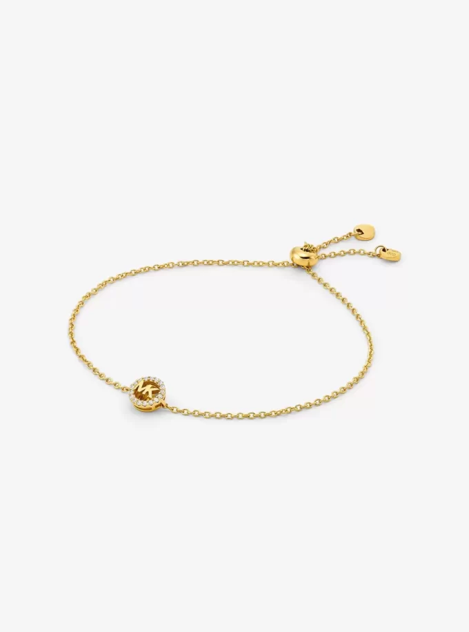 Fulton Precious Metal-Plated Sterling Silver Slider Bracelet