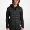 Galway Quilted Mixed-Media Jacket Galway Quilted Mixed-Media Jacket