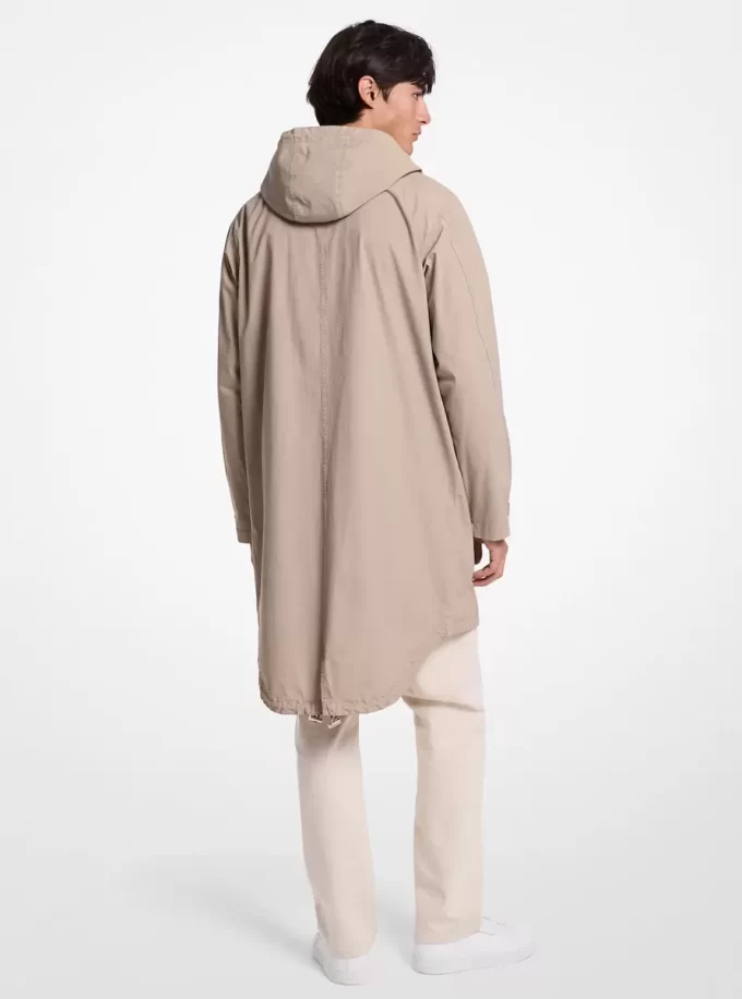 Garment-Dyed Stretch Cotton Poplin Anorak Garment-Dyed Stretch Cotton Poplin Anorak