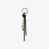 Gold-Tone and Speckled Cord Bag Charm