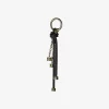 Gold-Tone and Speckled Cord Bag Charm