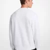 Graphic Logo Cotton Blend Crewneck Sweatshirt