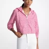 Graphic Logo Cotton Blend Jacket