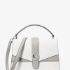 Greenwich Medium Color-Block and Signature Logo Satchel Greenwich Medium Color-Block and Signature Logo Satchel