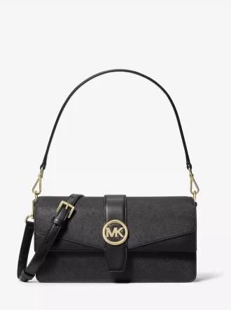Greenwich Medium Saffiano Leather Shoulder Bag