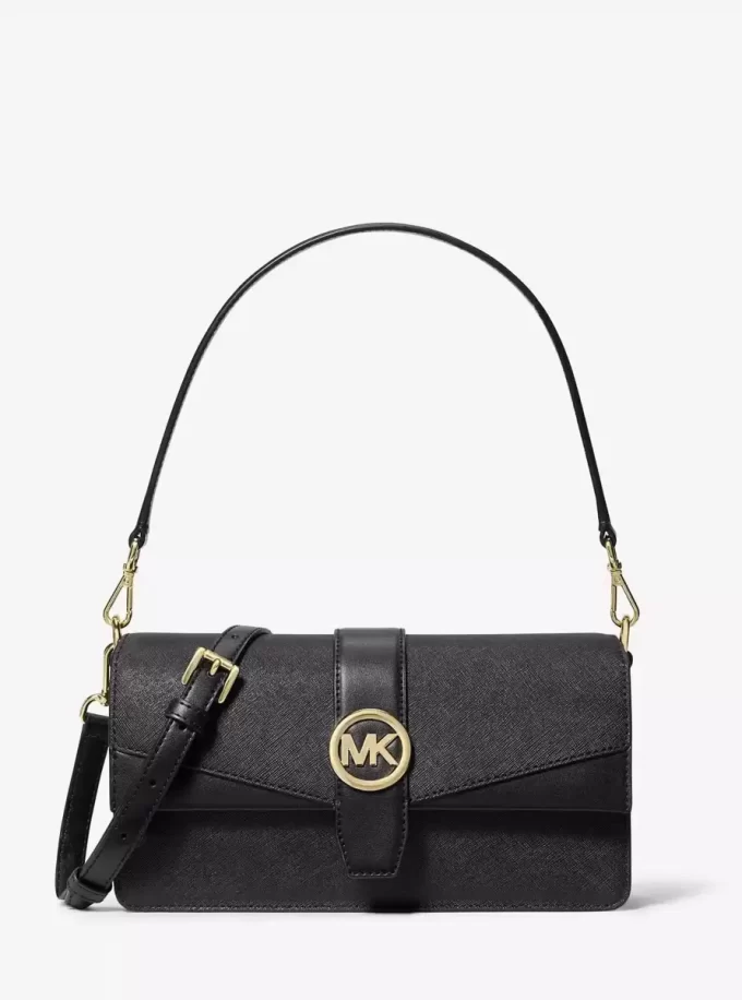 Greenwich Medium Saffiano Leather Shoulder Bag
