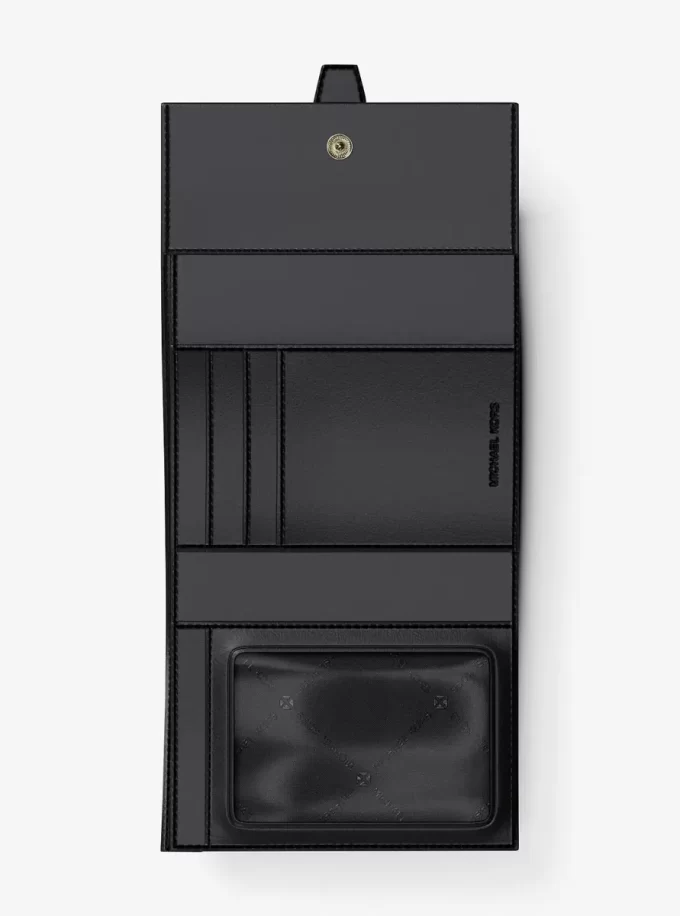 Greenwich Medium Saffiano Leather Trifold Wallet