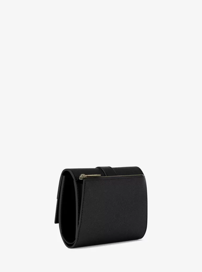 Greenwich Medium Saffiano Leather Trifold Wallet