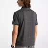 Greenwich Signature Logo Print Cotton Polo Shirt Greenwich Signature Logo Print Cotton Polo Shirt