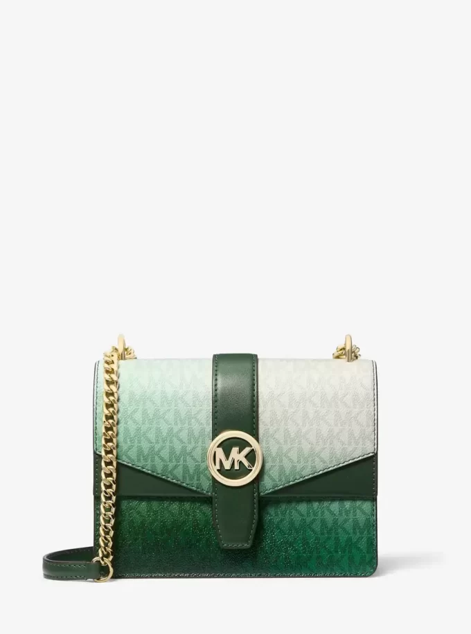 Greenwich Small Ombré Signature Logo Crossbody Bag