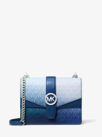 Greenwich Small Ombré Signature Logo Crossbody Bag