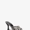 Haisley Snake Embossed Leather Sandal