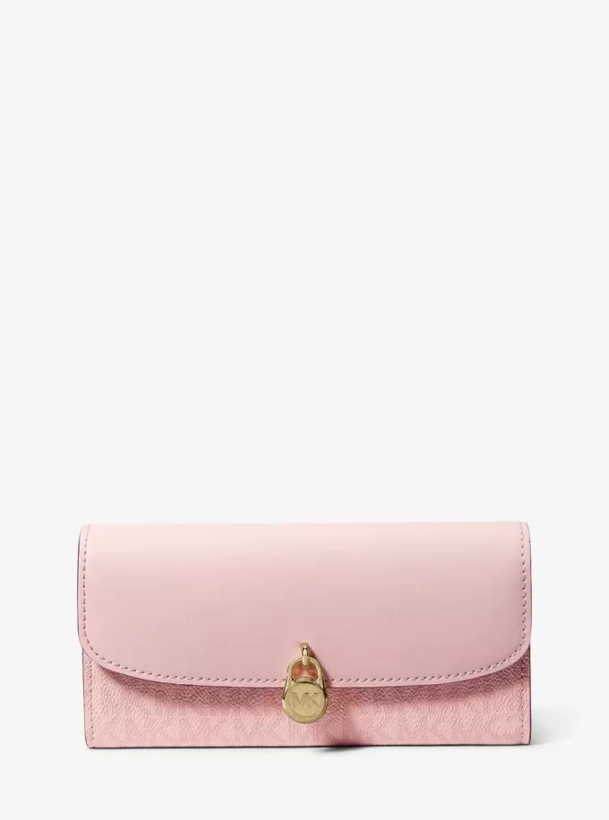 Hamilton Large Signature Logo Continental Wallet