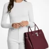 Hamilton Moderne Large Leather Satchel