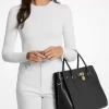 Hamilton Moderne Large Leather Satchel
