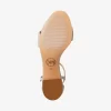 Hannah Signature Logo Block Heel Sandal
