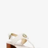 Hannah Signature Logo T-Strap Sandal