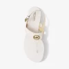 Hannah Signature Logo T-Strap Sandal