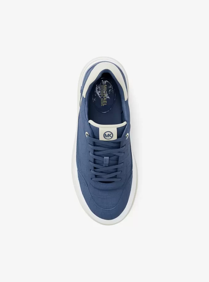 Hayes Crocodile Embossed Suede Platform Sneaker Hayes Crocodile Embossed Suede Platform Sneaker