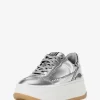 Hayes Embellished Metallic Leather Platform Sneaker