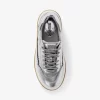 Hayes Embellished Metallic Leather Platform Sneaker