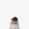Hayes Snake Embossed Leather Platform Sneaker