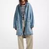 Hooded Denim Parka