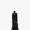 Houston Leather Block Heel Ankle Boot Houston Leather Block Heel Ankle Boot