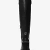 Houston Leather Block Heel Boot