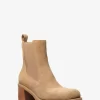 Houston Suede Block Heel Ankle Boot