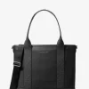 Hudson Leather and Signature Logo Work Tote Bag Hudson Leather and Signature Logo Work Tote Bag
