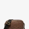 Hudson Logo Embossed Burnished Leather Crossbody Bag Hudson Logo Embossed Burnished Leather Crossbody Bag