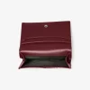 Hudson Logo Embossed Burnished Leather Wallet