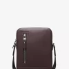 Hudson Pebbled Leather Flight Bag