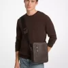 Hudson Pebbled Leather Flight Bag